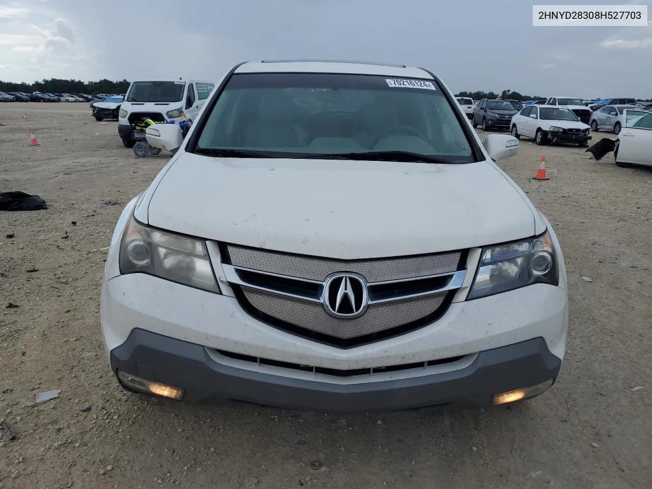 2008 Acura Mdx Technology VIN: 2HNYD28308H527703 Lot: 70216124