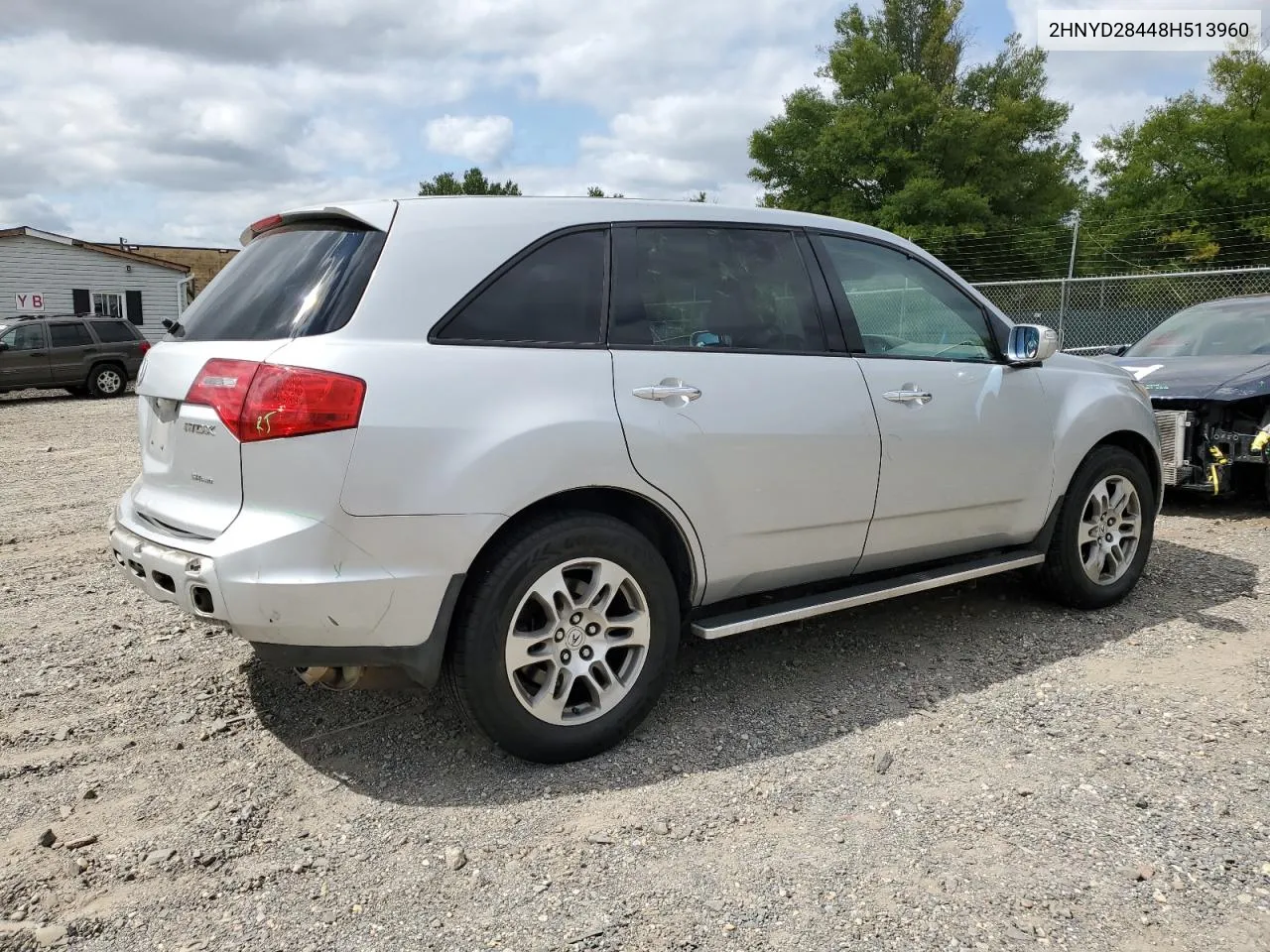 2008 Acura Mdx Technology VIN: 2HNYD28448H513960 Lot: 70266224