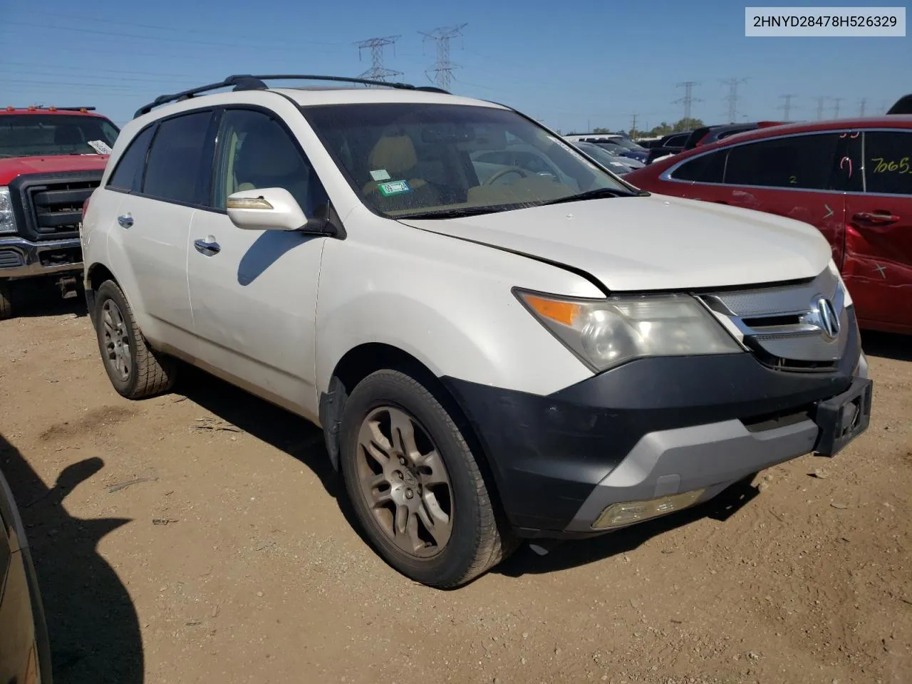 2HNYD28478H526329 2008 Acura Mdx Technology