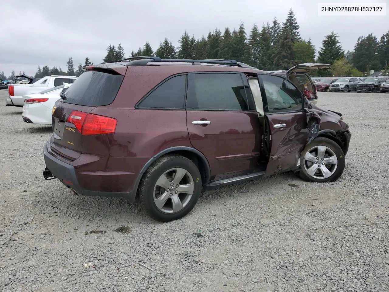 2008 Acura Mdx Sport VIN: 2HNYD28828H537127 Lot: 70716544