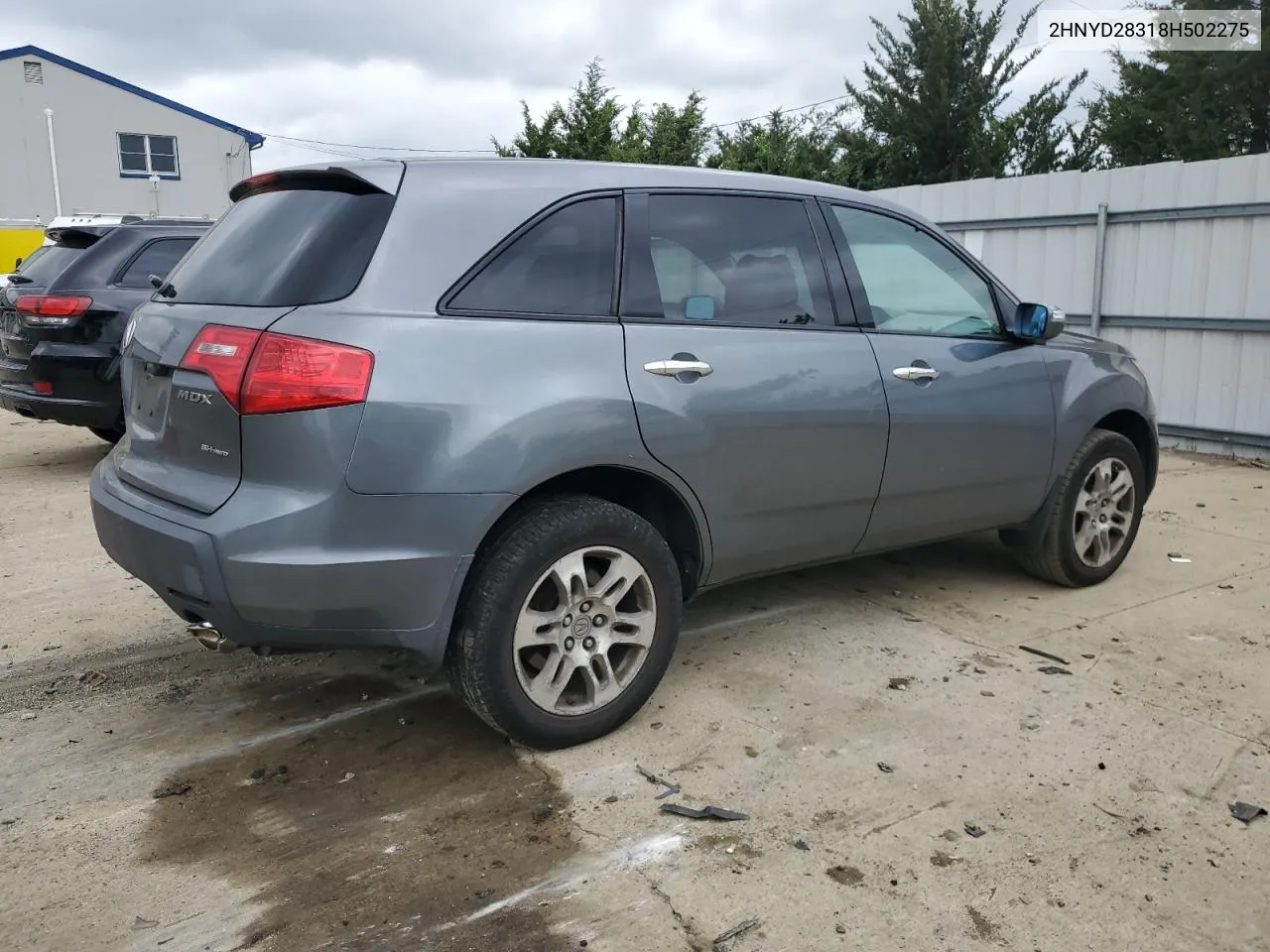 2008 Acura Mdx Technology VIN: 2HNYD28318H502275 Lot: 70767994