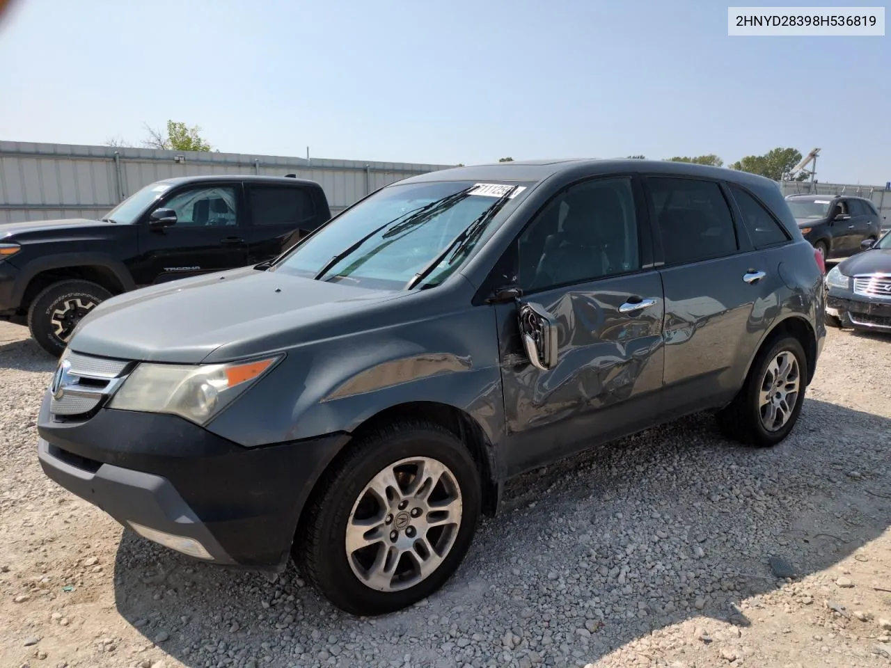 2008 Acura Mdx Technology VIN: 2HNYD28398H536819 Lot: 71112594