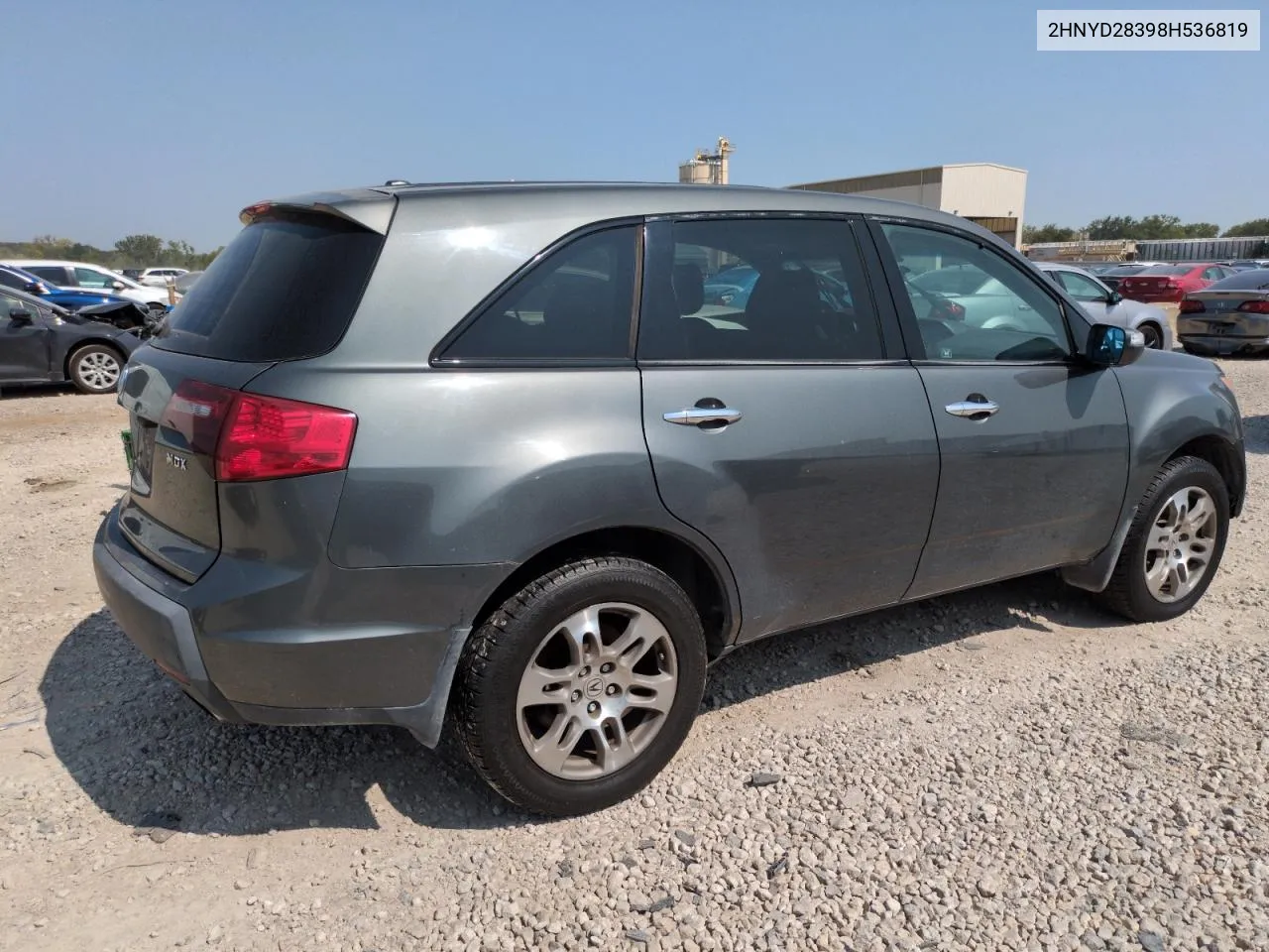 2008 Acura Mdx Technology VIN: 2HNYD28398H536819 Lot: 71112594