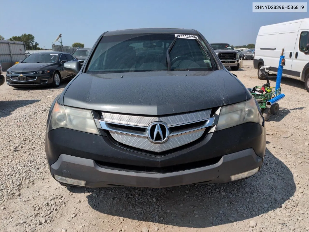 2008 Acura Mdx Technology VIN: 2HNYD28398H536819 Lot: 71112594