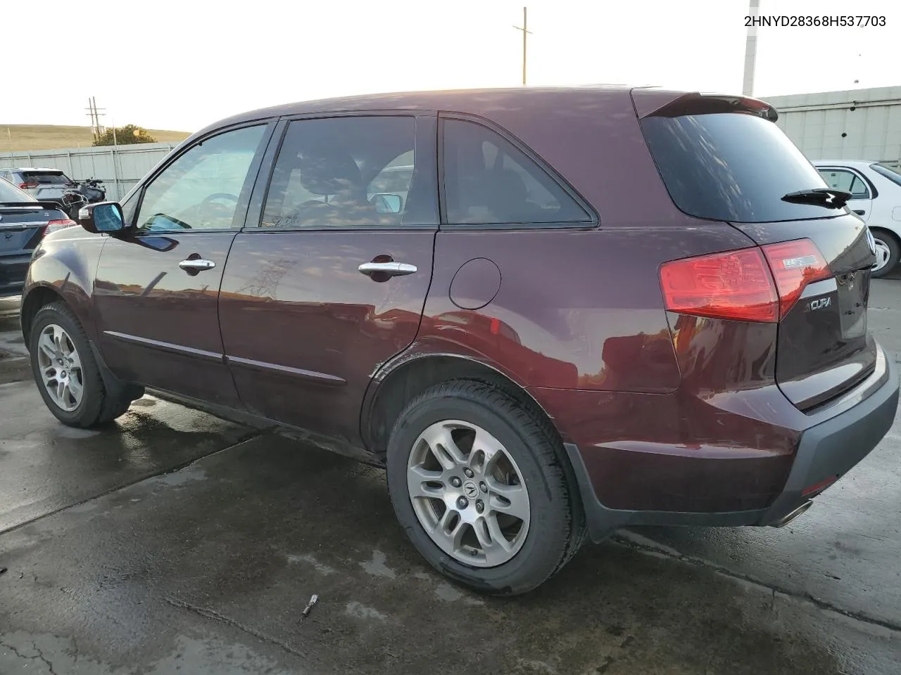 2008 Acura Mdx Technology VIN: 2HNYD28368H537703 Lot: 71406124