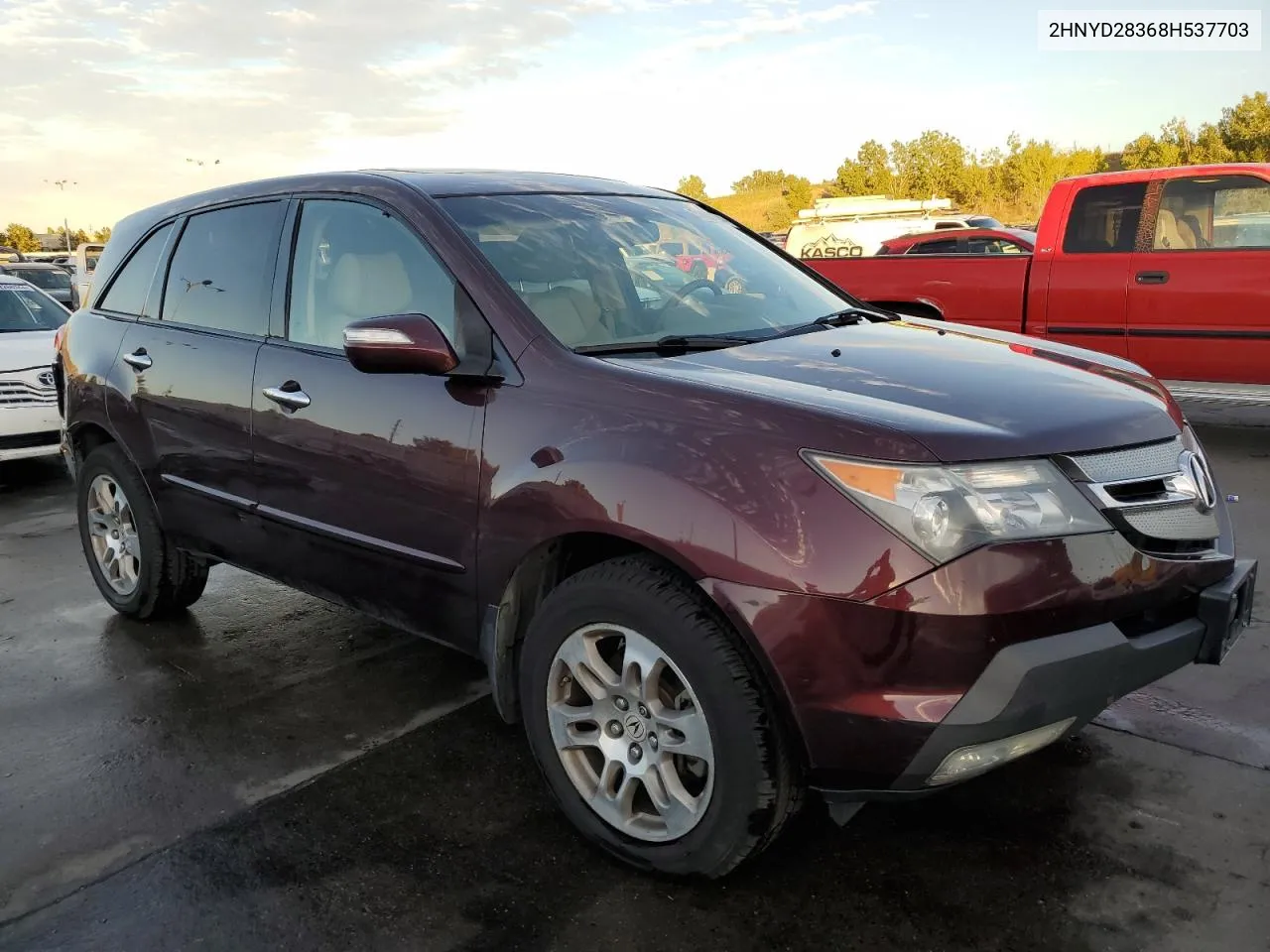 2008 Acura Mdx Technology VIN: 2HNYD28368H537703 Lot: 71406124