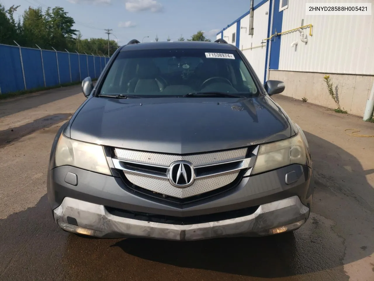 2008 Acura Mdx Sport VIN: 2HNYD28588H005421 Lot: 71538974