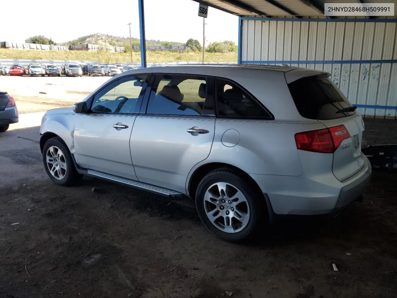 2008 Acura Mdx Technology VIN: 2HNYD28468H509991 Lot: 71951854