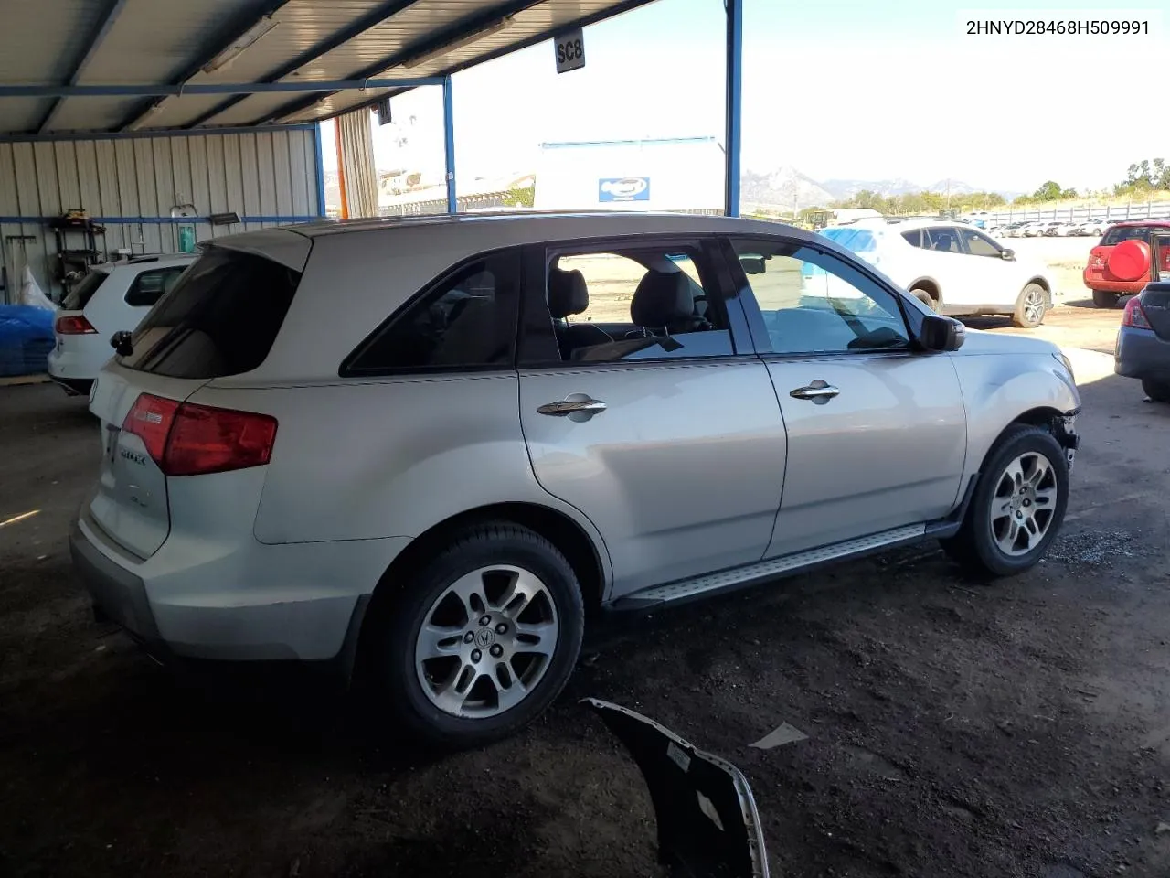 2008 Acura Mdx Technology VIN: 2HNYD28468H509991 Lot: 71951854