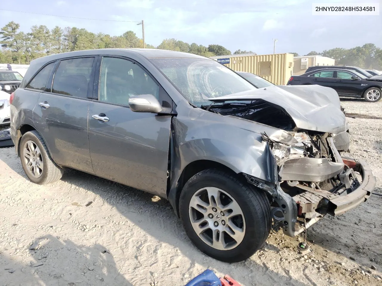 2008 Acura Mdx VIN: 2HNYD28248H534581 Lot: 72516534