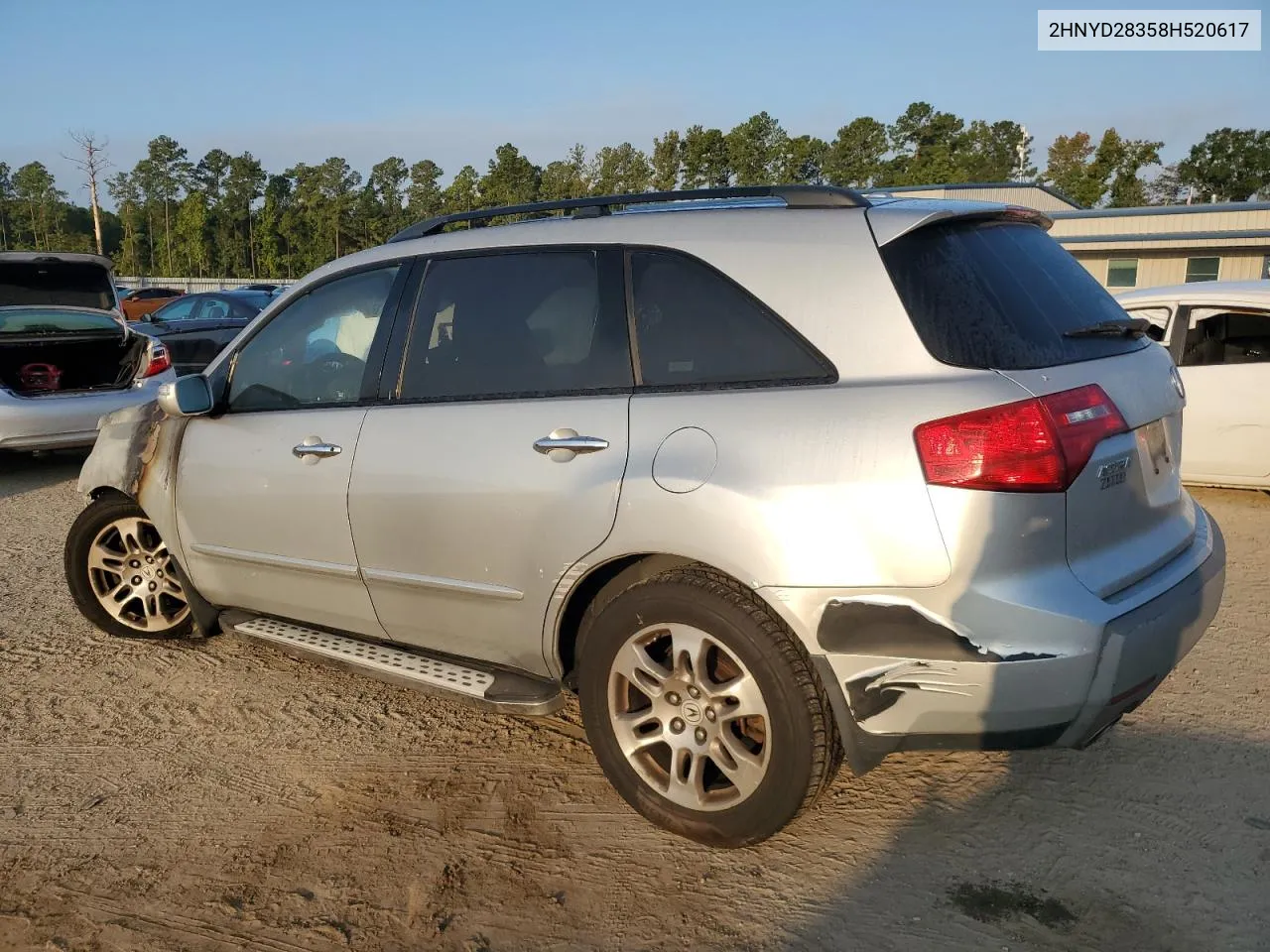 2008 Acura Mdx Technology VIN: 2HNYD28358H520617 Lot: 72678704