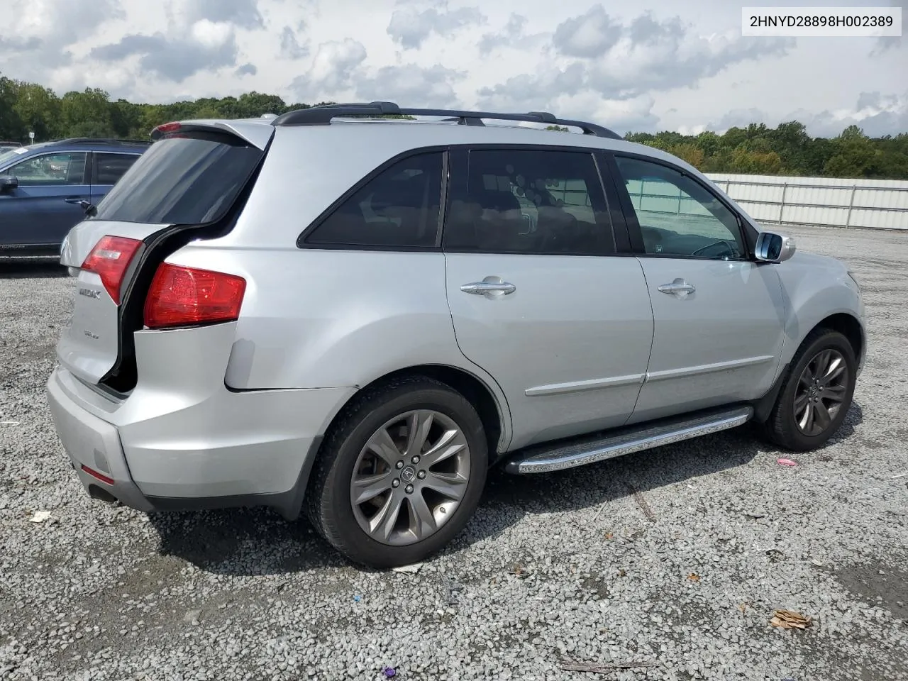 2008 Acura Mdx Sport VIN: 2HNYD28898H002389 Lot: 73097404