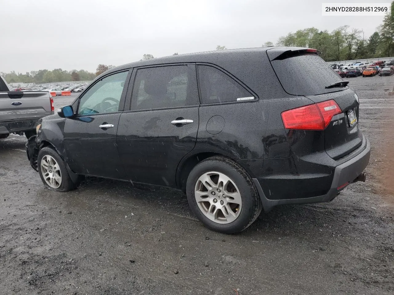 2008 Acura Mdx VIN: 2HNYD28288H512969 Lot: 73107314