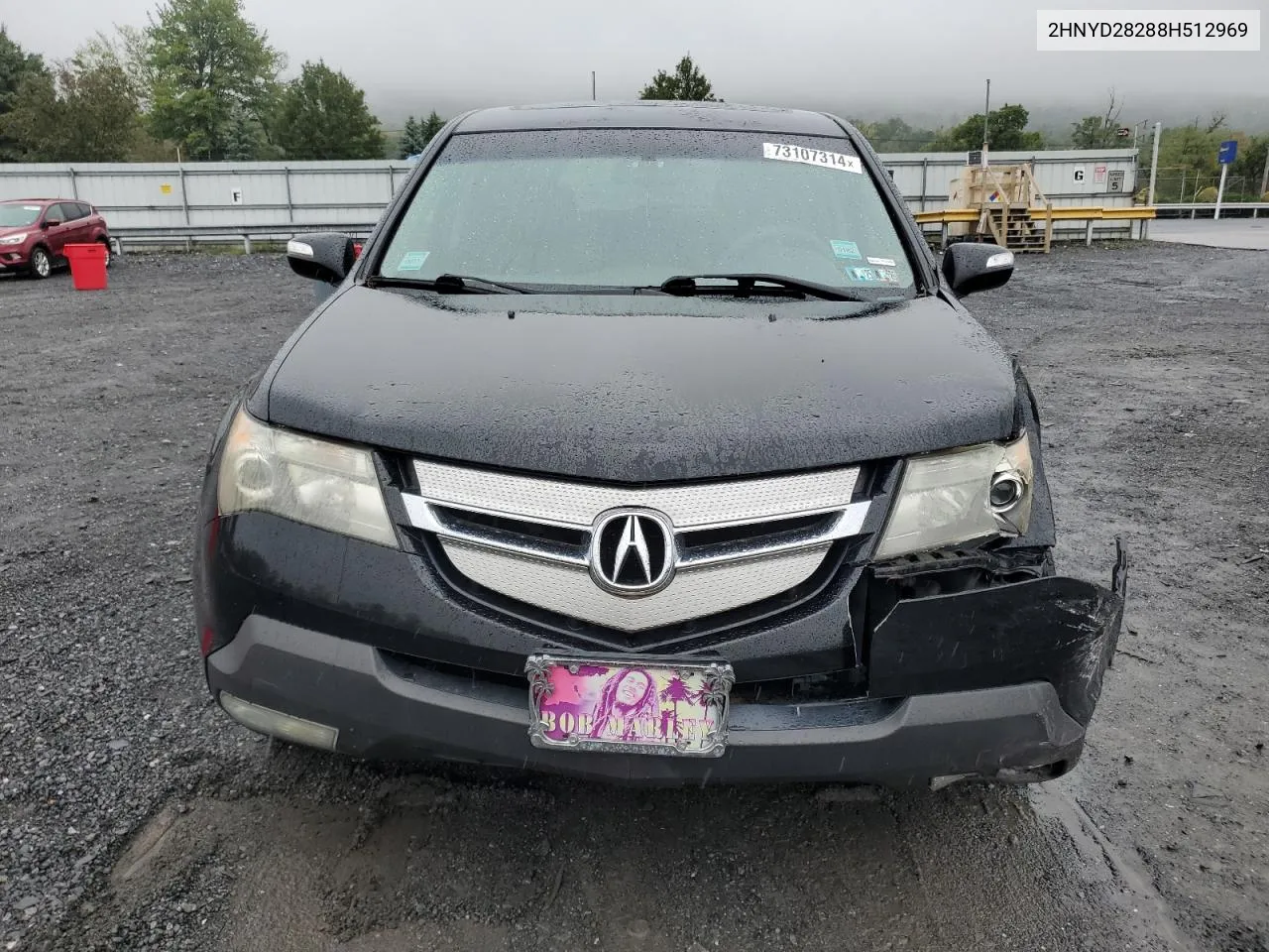 2008 Acura Mdx VIN: 2HNYD28288H512969 Lot: 73107314