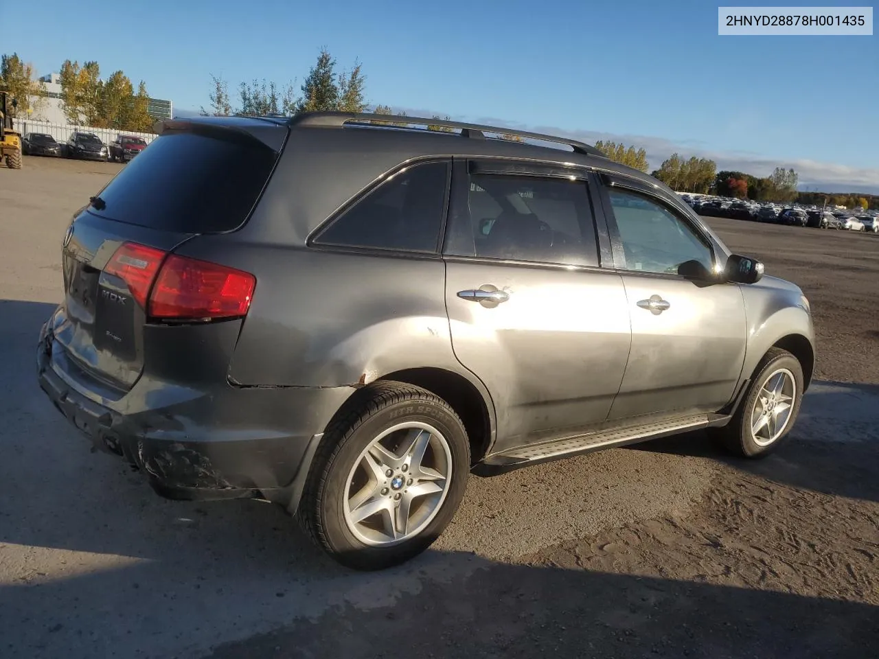 2008 Acura Mdx Sport VIN: 2HNYD28878H001435 Lot: 73117694