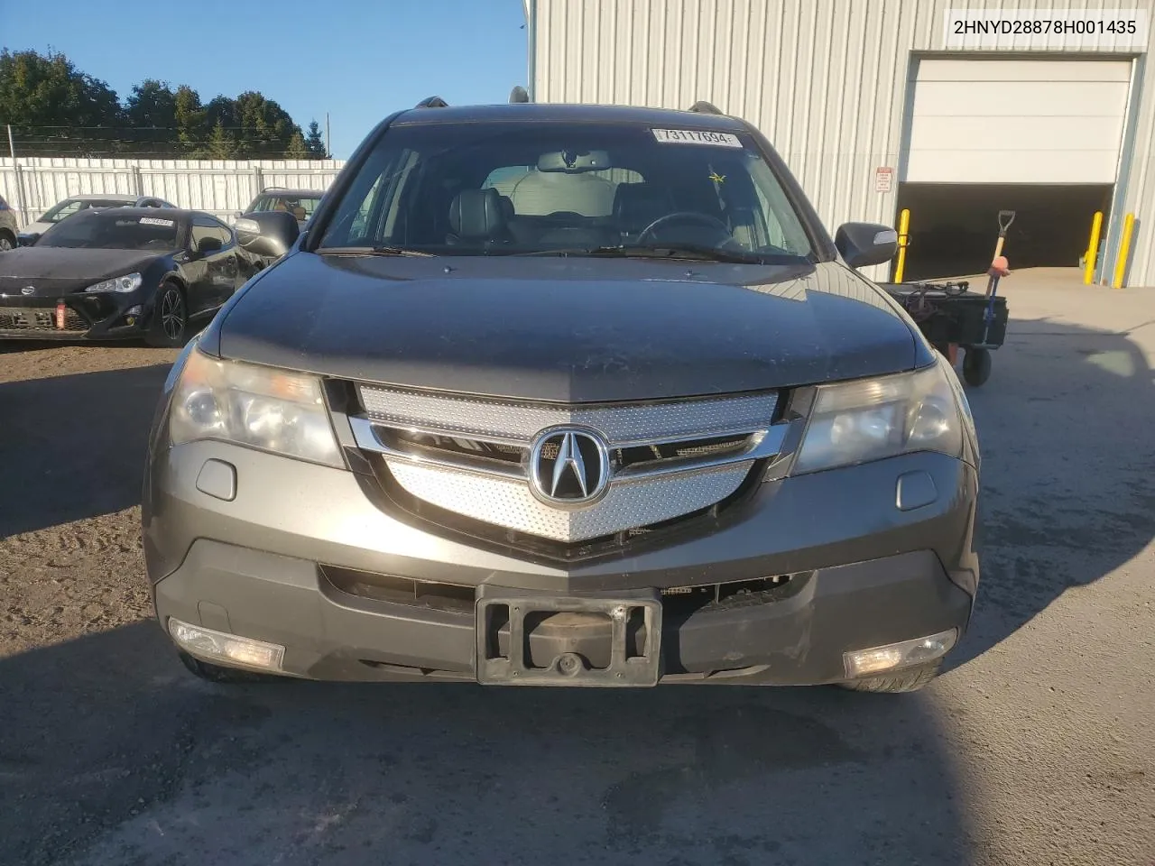 2008 Acura Mdx Sport VIN: 2HNYD28878H001435 Lot: 73117694