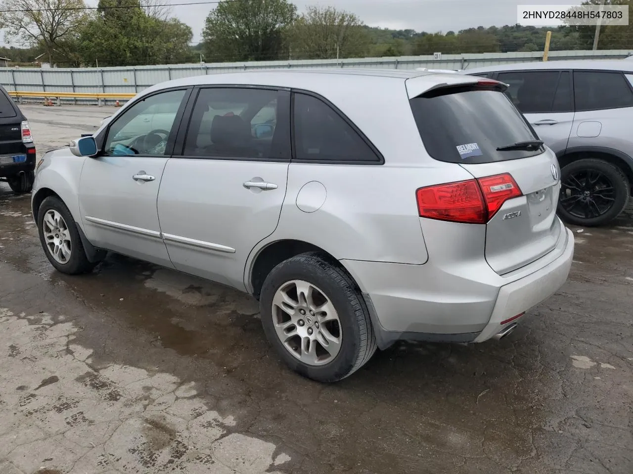 2008 Acura Mdx Technology VIN: 2HNYD28448H547803 Lot: 74010094