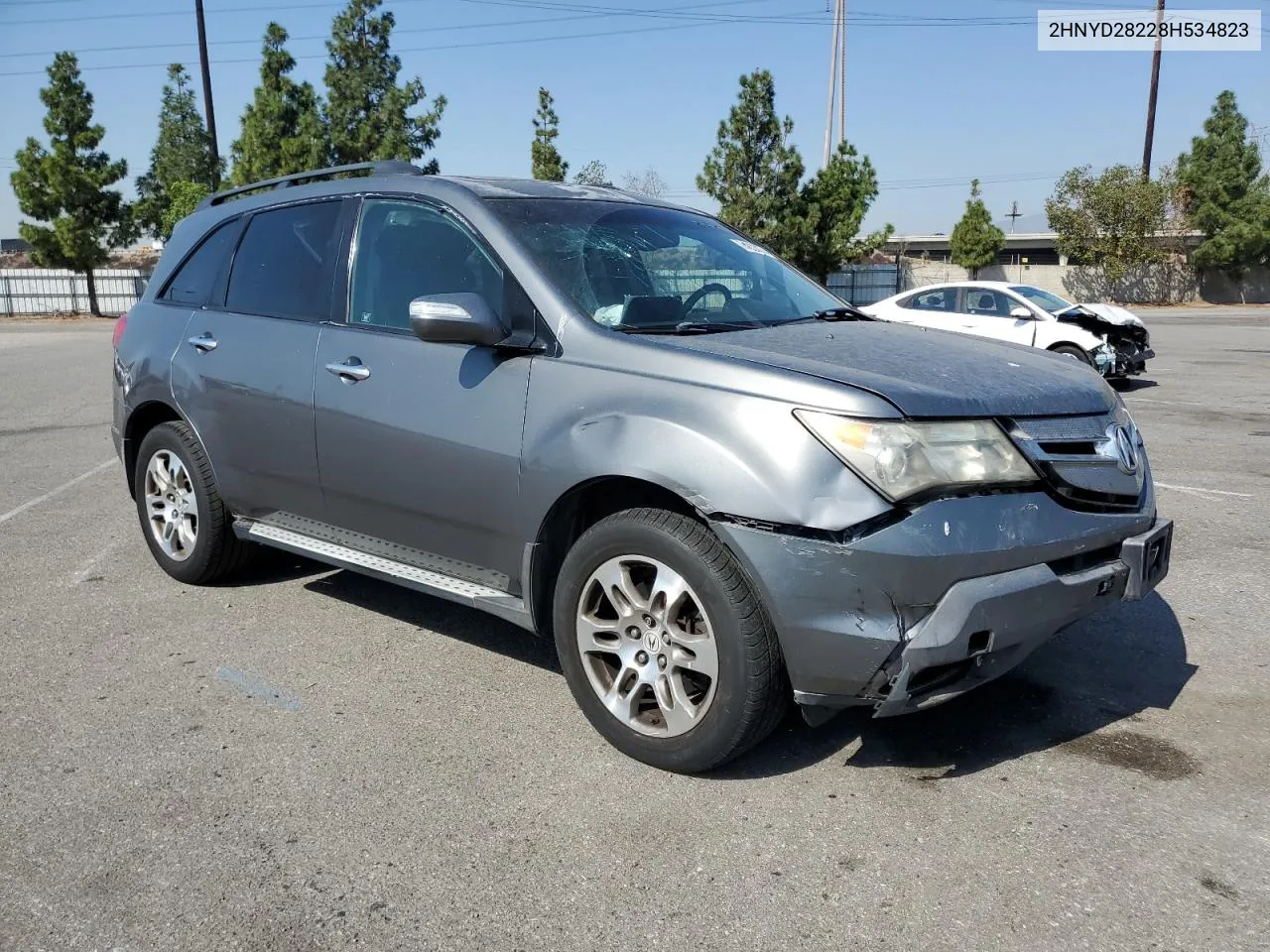 2008 Acura Mdx VIN: 2HNYD28228H534823 Lot: 74033074