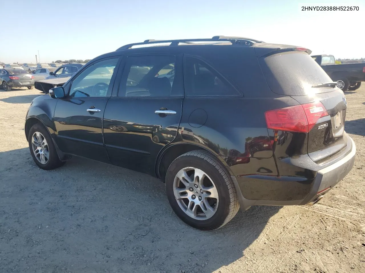 2008 Acura Mdx Technology VIN: 2HNYD28388H522670 Lot: 74042554