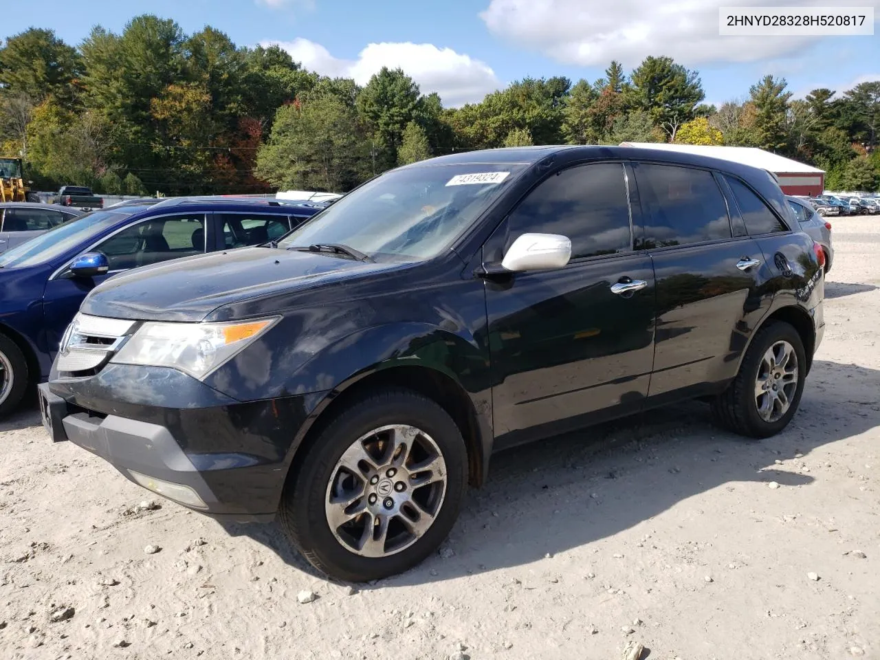 2008 Acura Mdx Technology VIN: 2HNYD28328H520817 Lot: 74319324