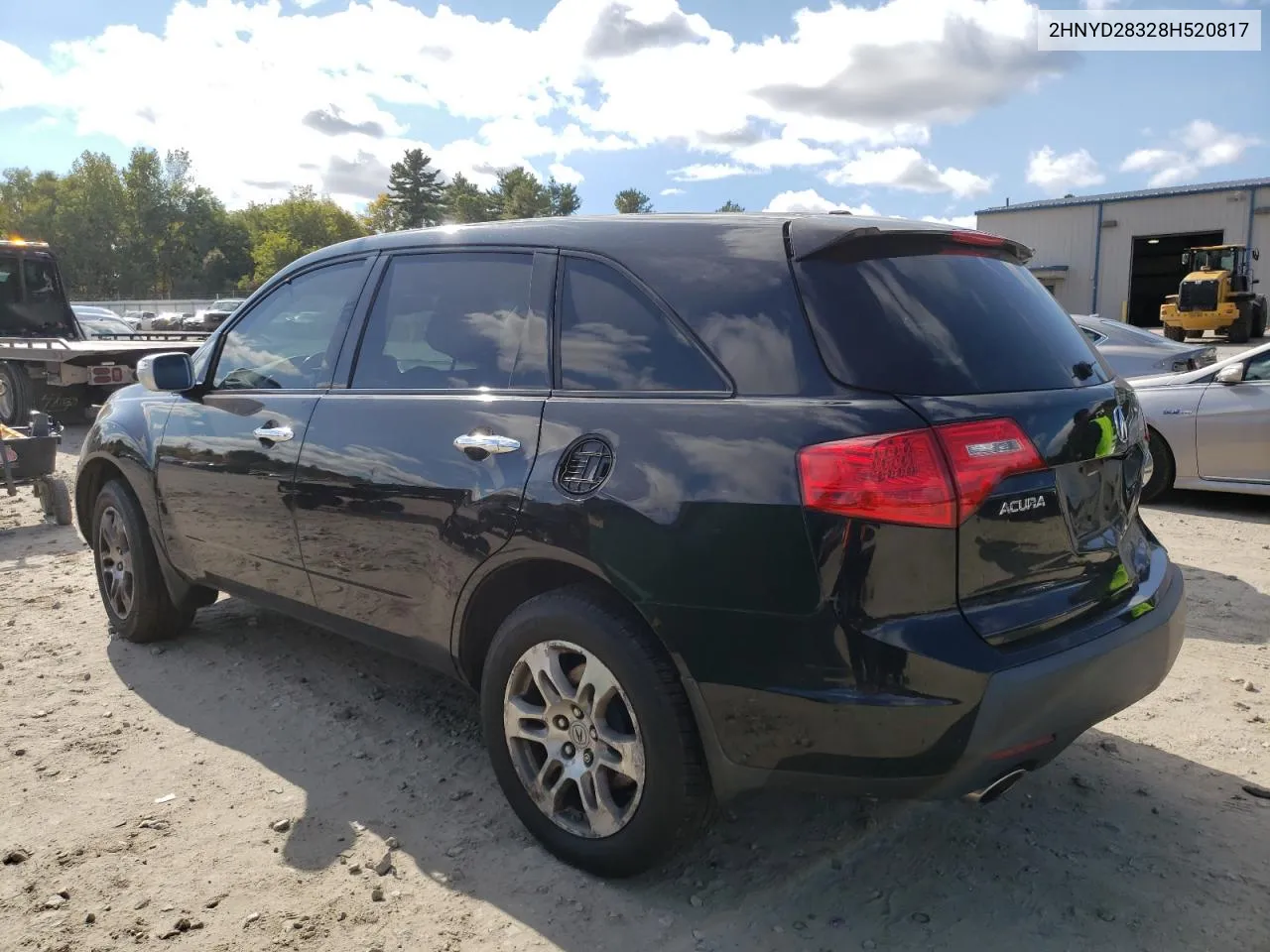 2008 Acura Mdx Technology VIN: 2HNYD28328H520817 Lot: 74319324