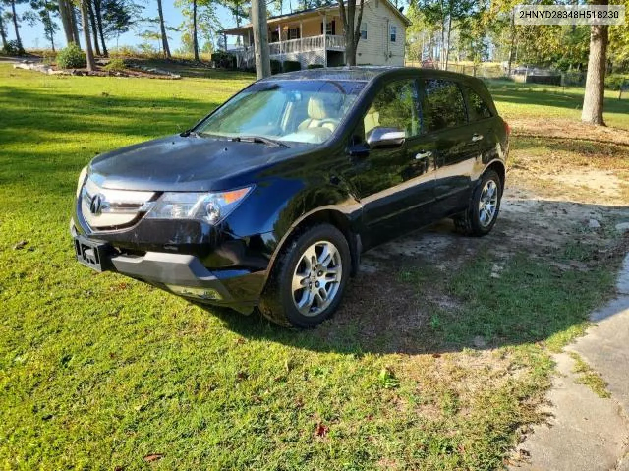 2008 Acura Mdx Technology VIN: 2HNYD28348H518230 Lot: 75193044