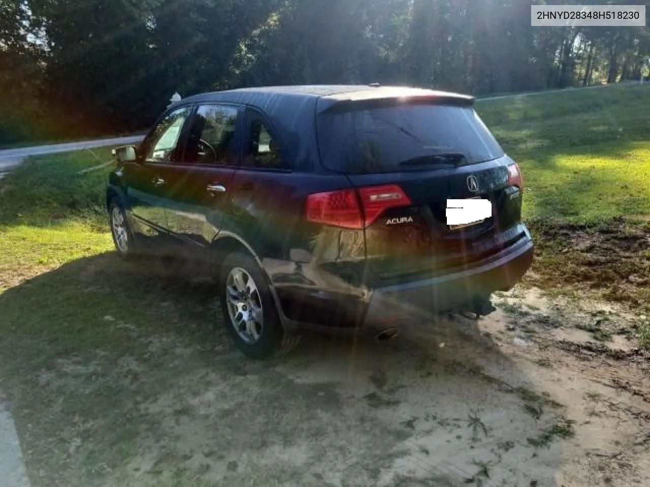 2008 Acura Mdx Technology VIN: 2HNYD28348H518230 Lot: 75193044