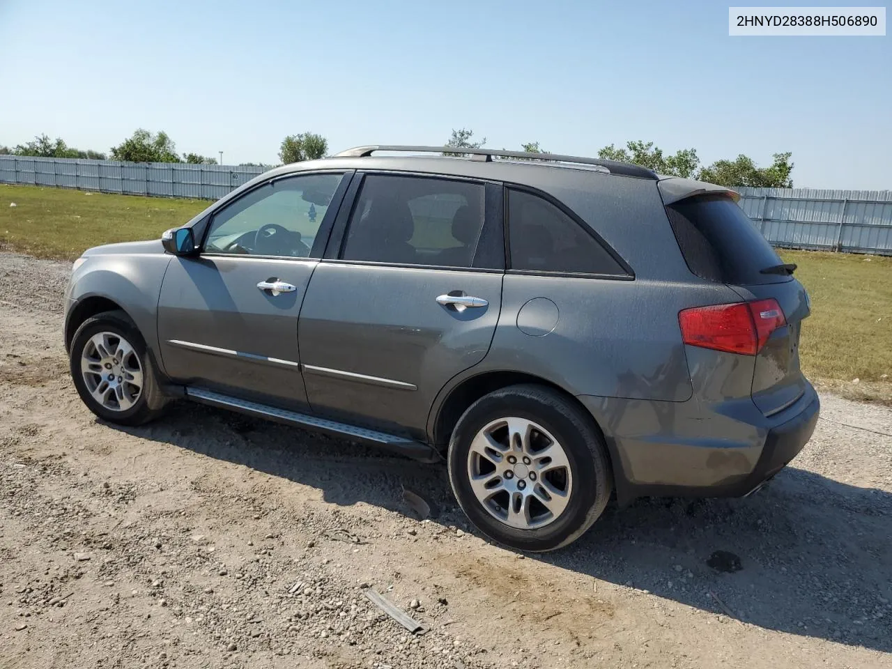 2008 Acura Mdx Technology VIN: 2HNYD28388H506890 Lot: 75631554