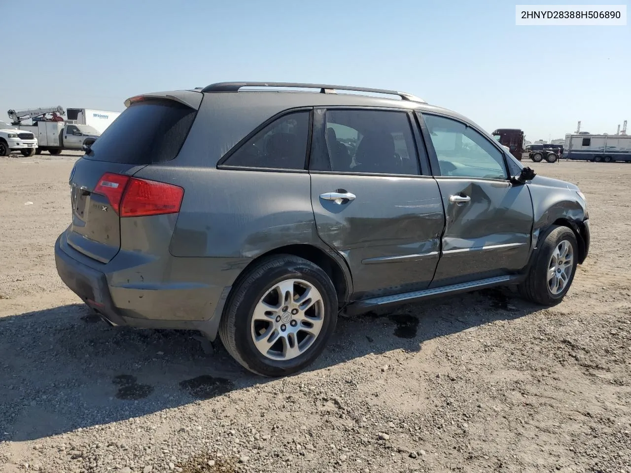 2008 Acura Mdx Technology VIN: 2HNYD28388H506890 Lot: 75631554