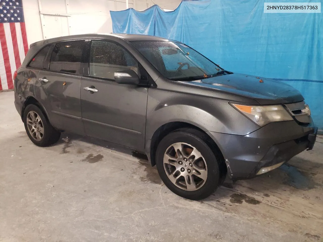 2008 Acura Mdx Technology VIN: 2HNYD28378H517363 Lot: 76053574