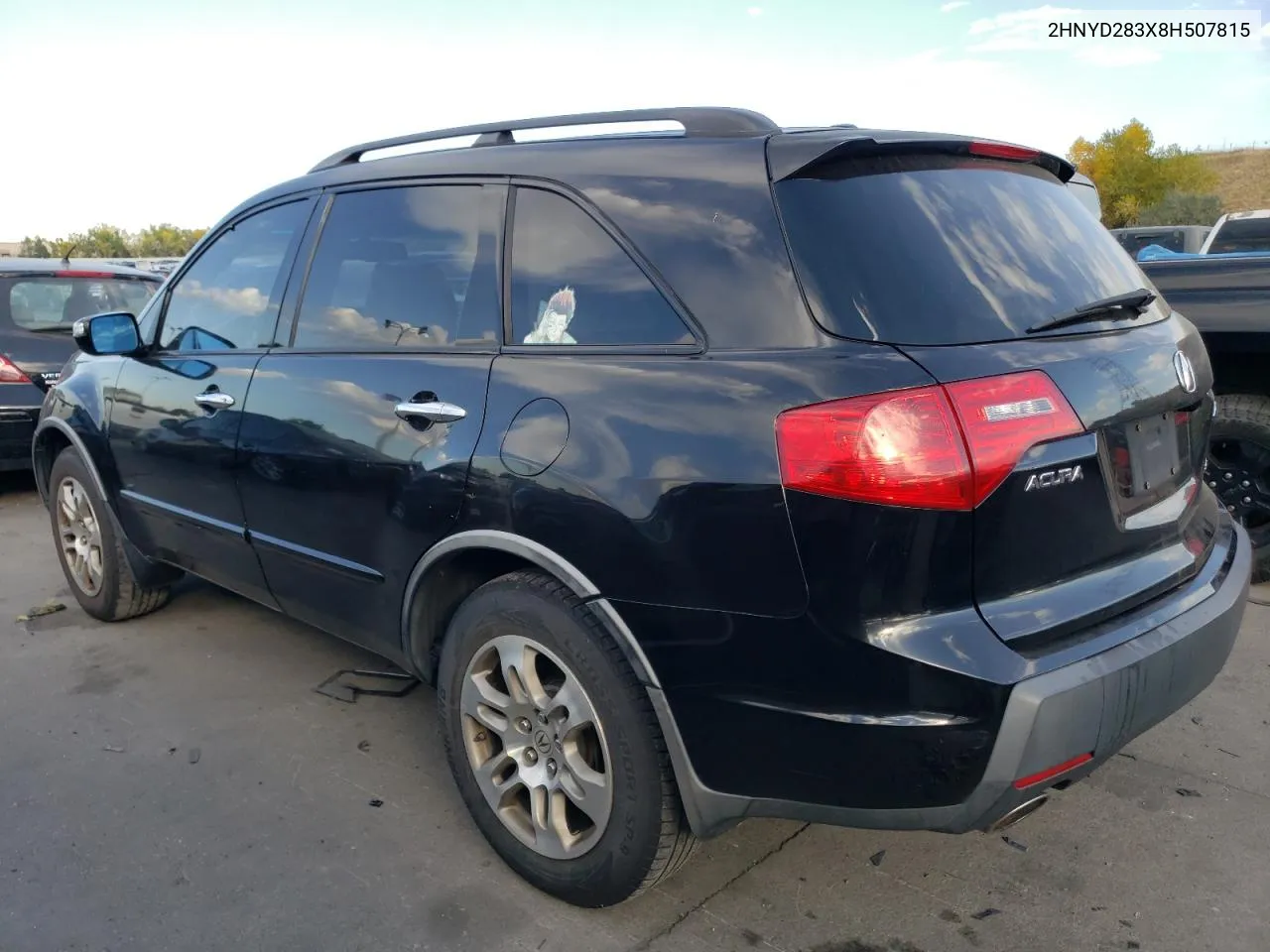 2008 Acura Mdx Technology VIN: 2HNYD283X8H507815 Lot: 76064684