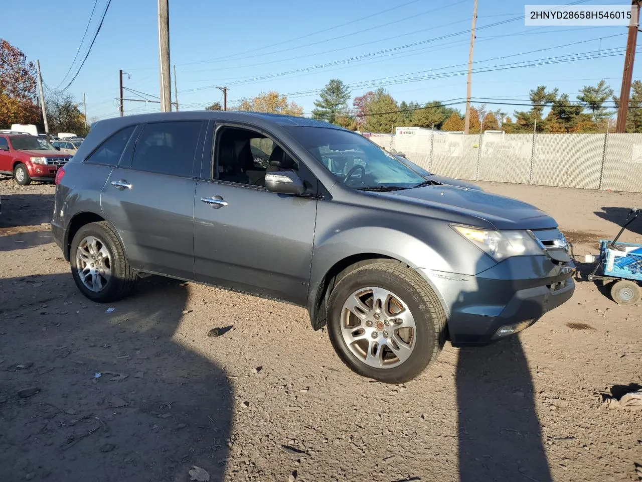 2008 Acura Mdx Technology VIN: 2HNYD28658H546015 Lot: 76318954