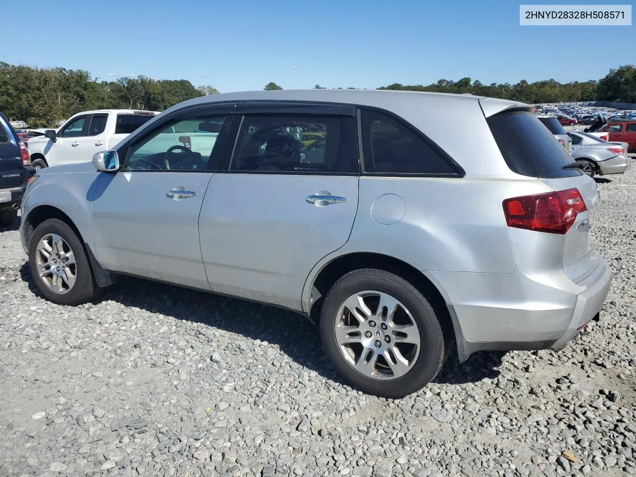 2008 Acura Mdx Technology VIN: 2HNYD28328H508571 Lot: 76359374