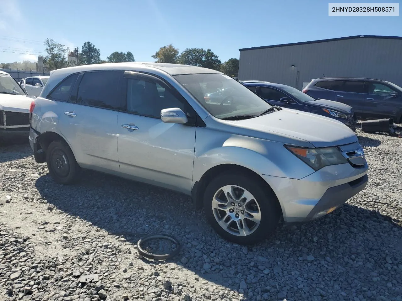 2008 Acura Mdx Technology VIN: 2HNYD28328H508571 Lot: 76359374