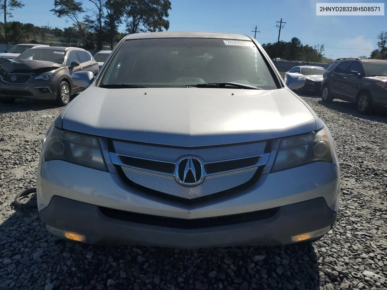 2008 Acura Mdx Technology VIN: 2HNYD28328H508571 Lot: 76359374