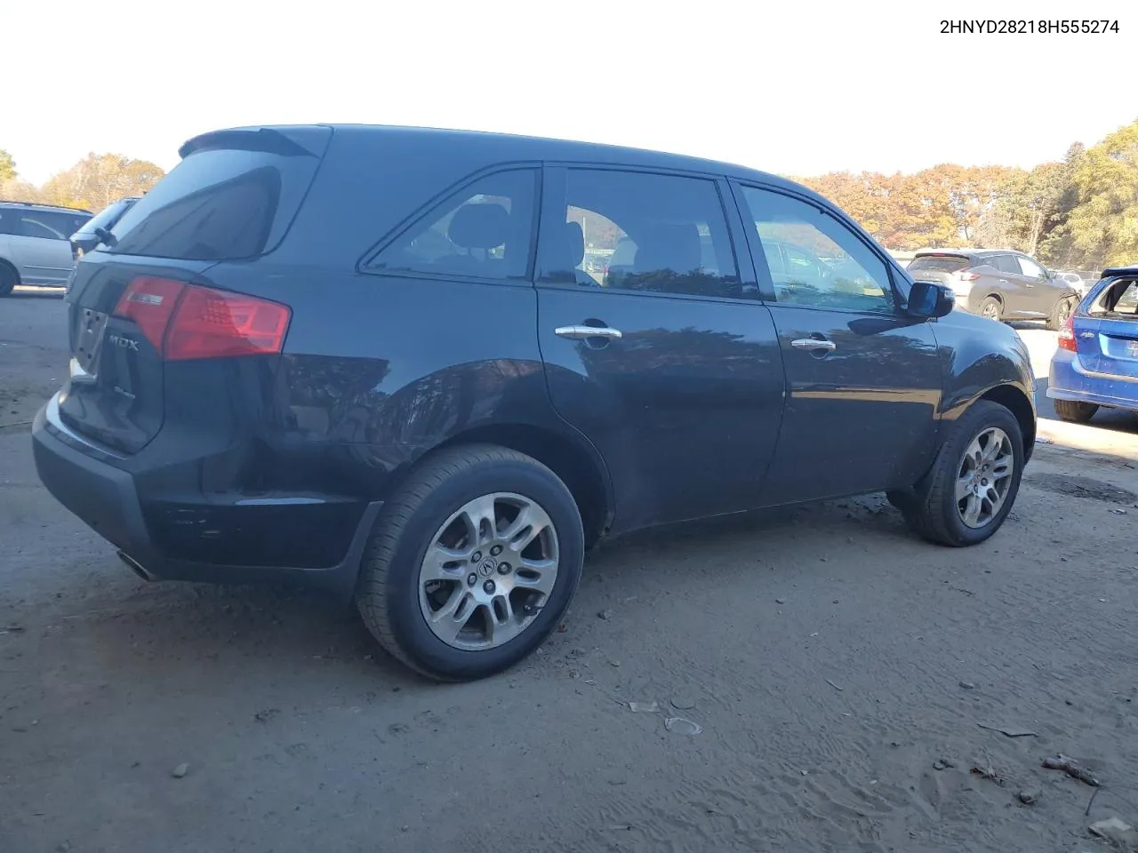 2008 Acura Mdx VIN: 2HNYD28218H555274 Lot: 77248704