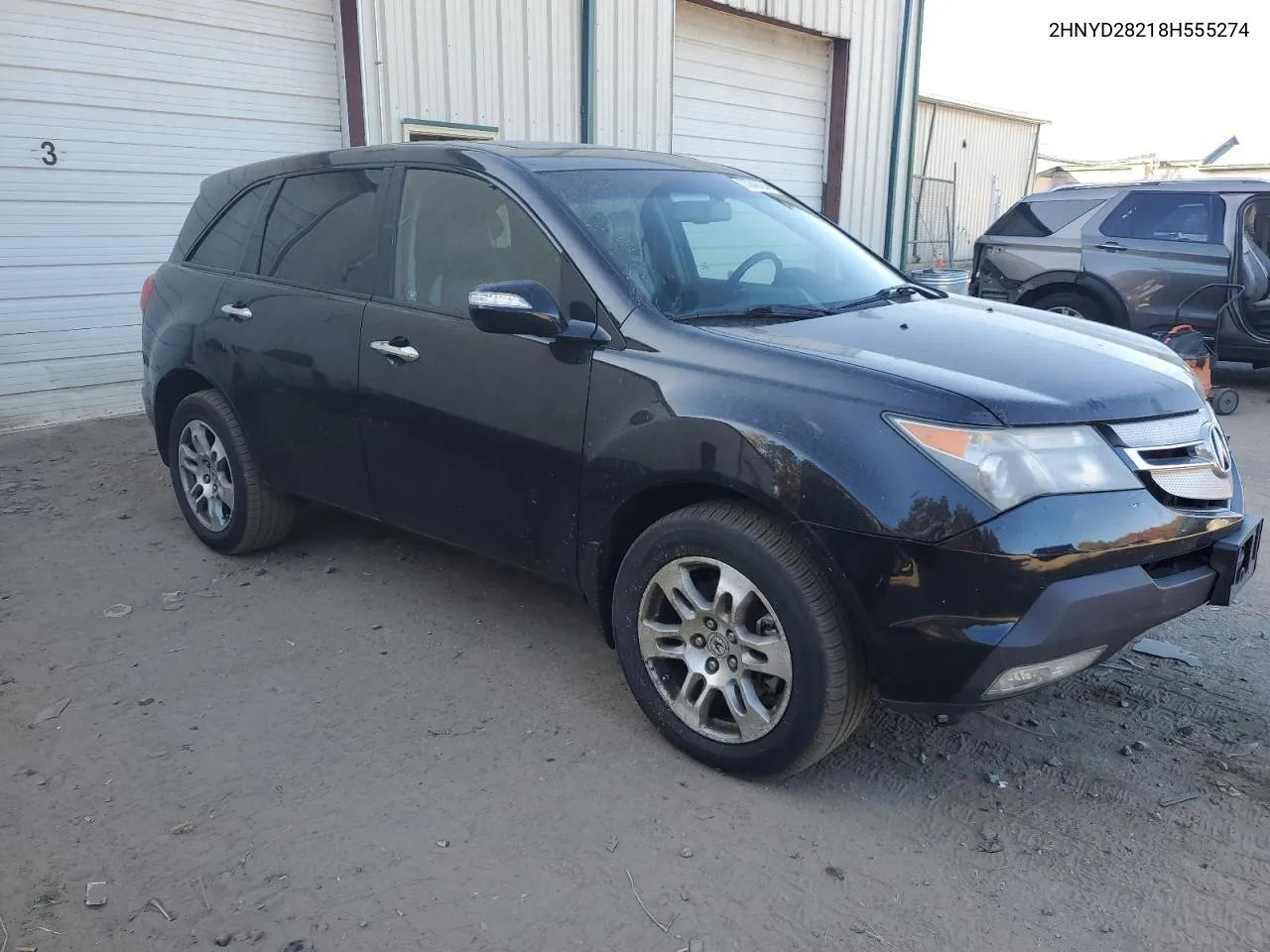 2008 Acura Mdx VIN: 2HNYD28218H555274 Lot: 77248704