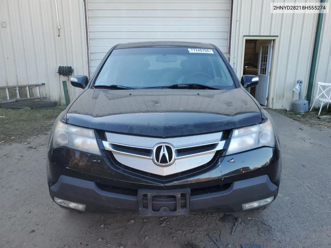 2008 Acura Mdx VIN: 2HNYD28218H555274 Lot: 77248704