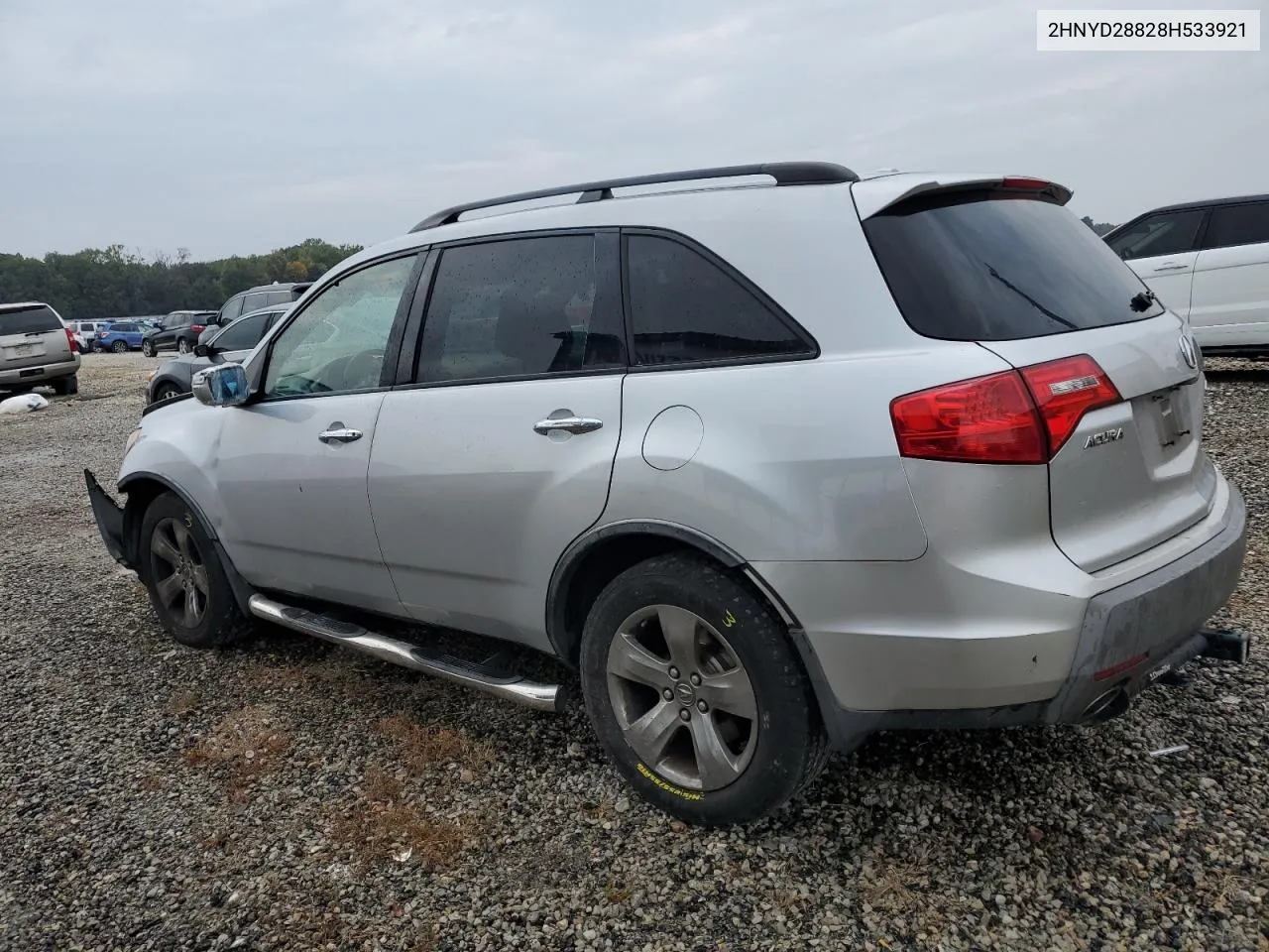 2008 Acura Mdx Sport VIN: 2HNYD28828H533921 Lot: 77349544