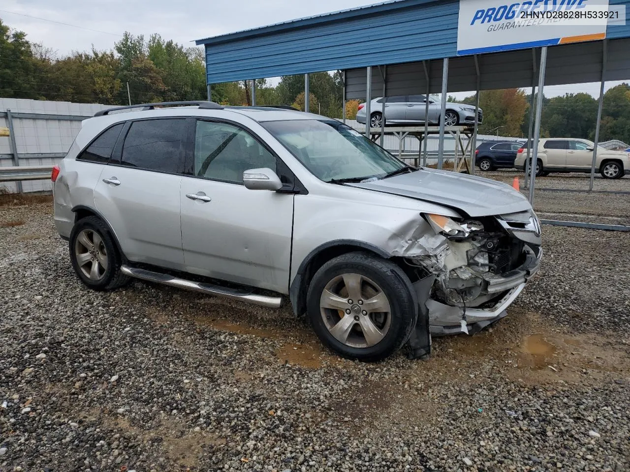 2008 Acura Mdx Sport VIN: 2HNYD28828H533921 Lot: 77349544