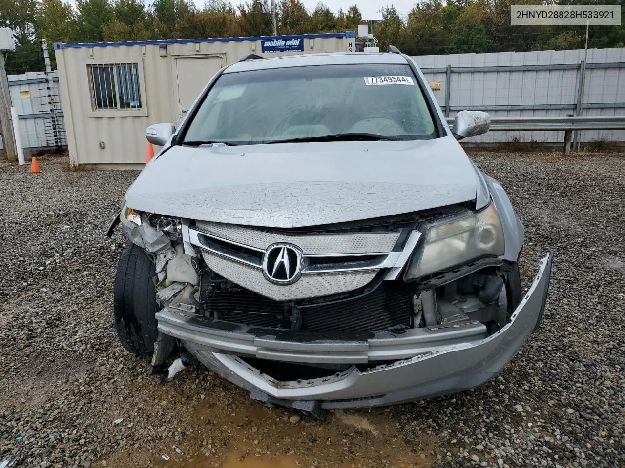 2008 Acura Mdx Sport VIN: 2HNYD28828H533921 Lot: 77349544