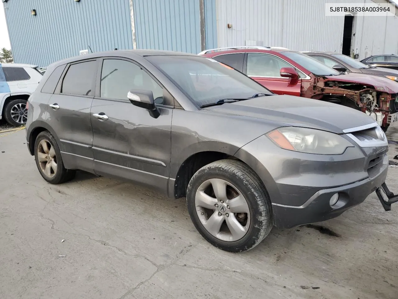 2008 Acura Rdx Technology VIN: 5J8TB18538A003964 Lot: 77677204