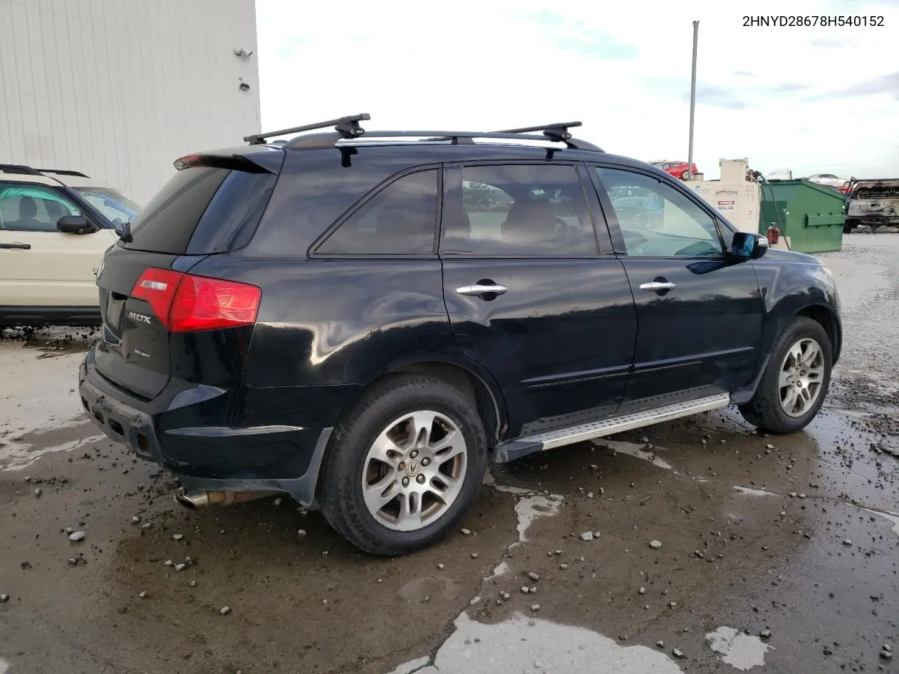 2008 Acura Mdx Technology VIN: 2HNYD28678H540152 Lot: 78191294