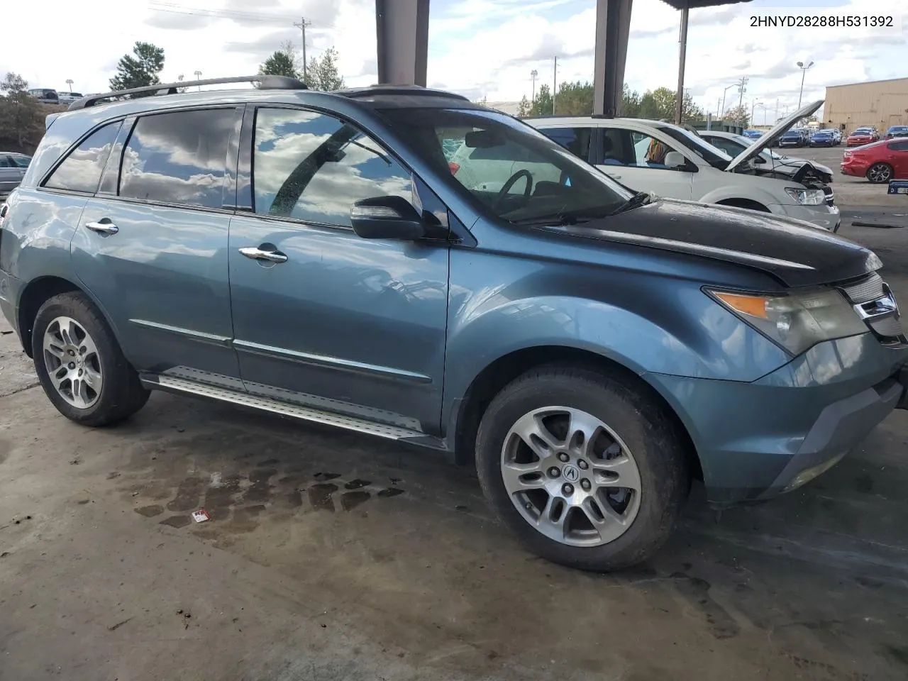 2008 Acura Mdx VIN: 2HNYD28288H531392 Lot: 78530674