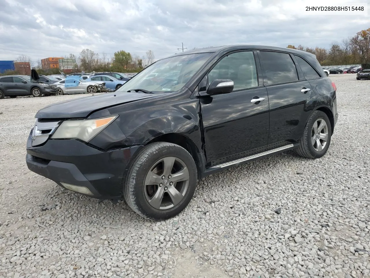 2008 Acura Mdx Sport VIN: 2HNYD28808H515448 Lot: 78899894