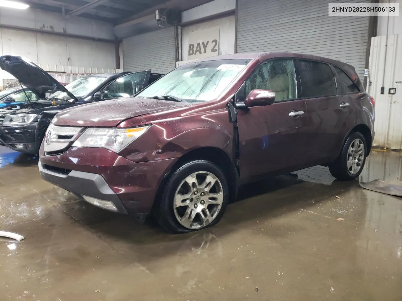 2008 Acura Mdx VIN: 2HNYD28228H506133 Lot: 79008254