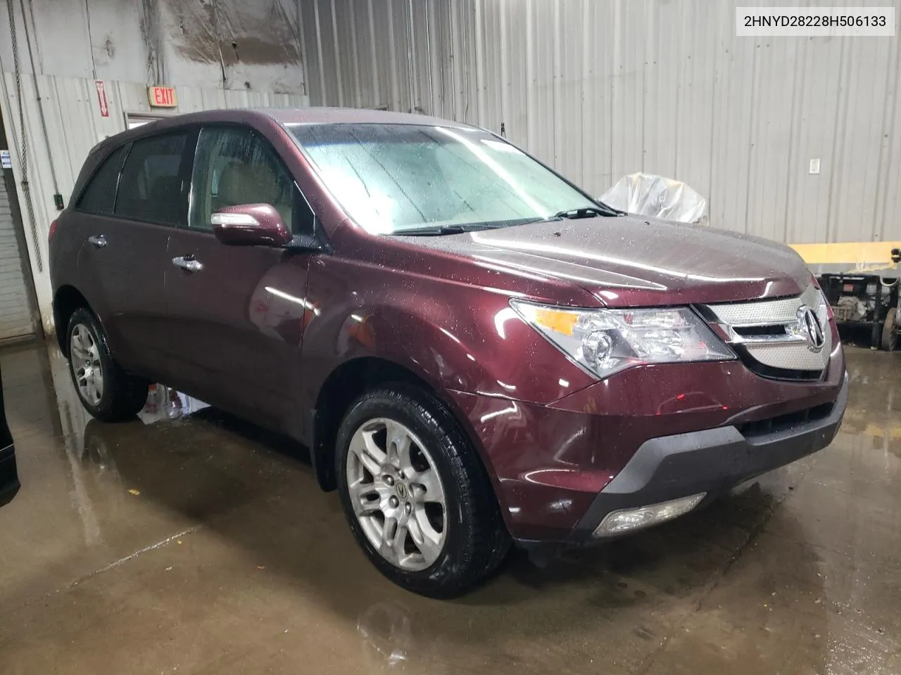 2008 Acura Mdx VIN: 2HNYD28228H506133 Lot: 79008254