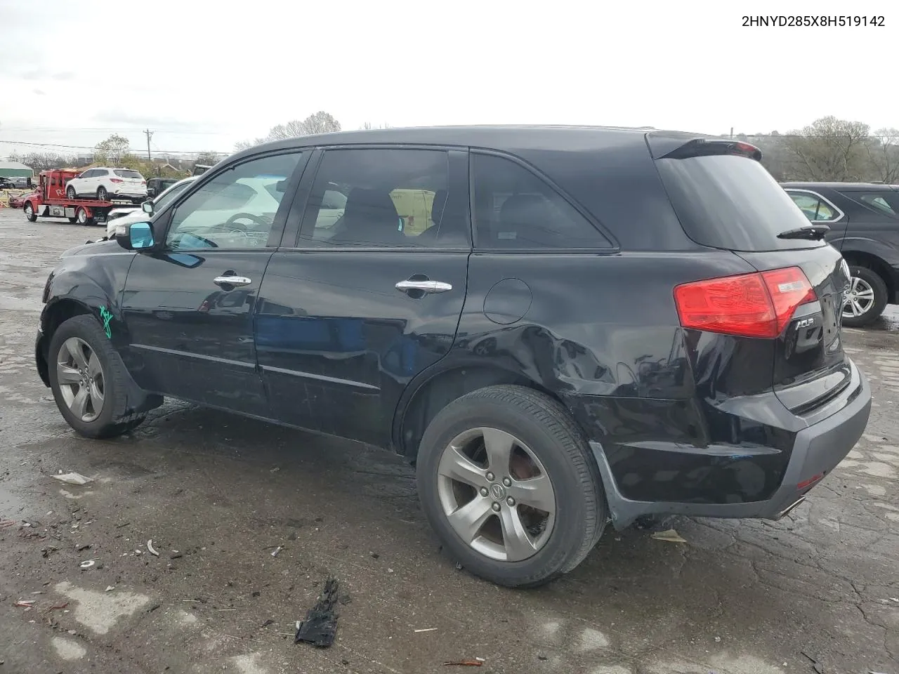 2008 Acura Mdx Sport VIN: 2HNYD285X8H519142 Lot: 79141434