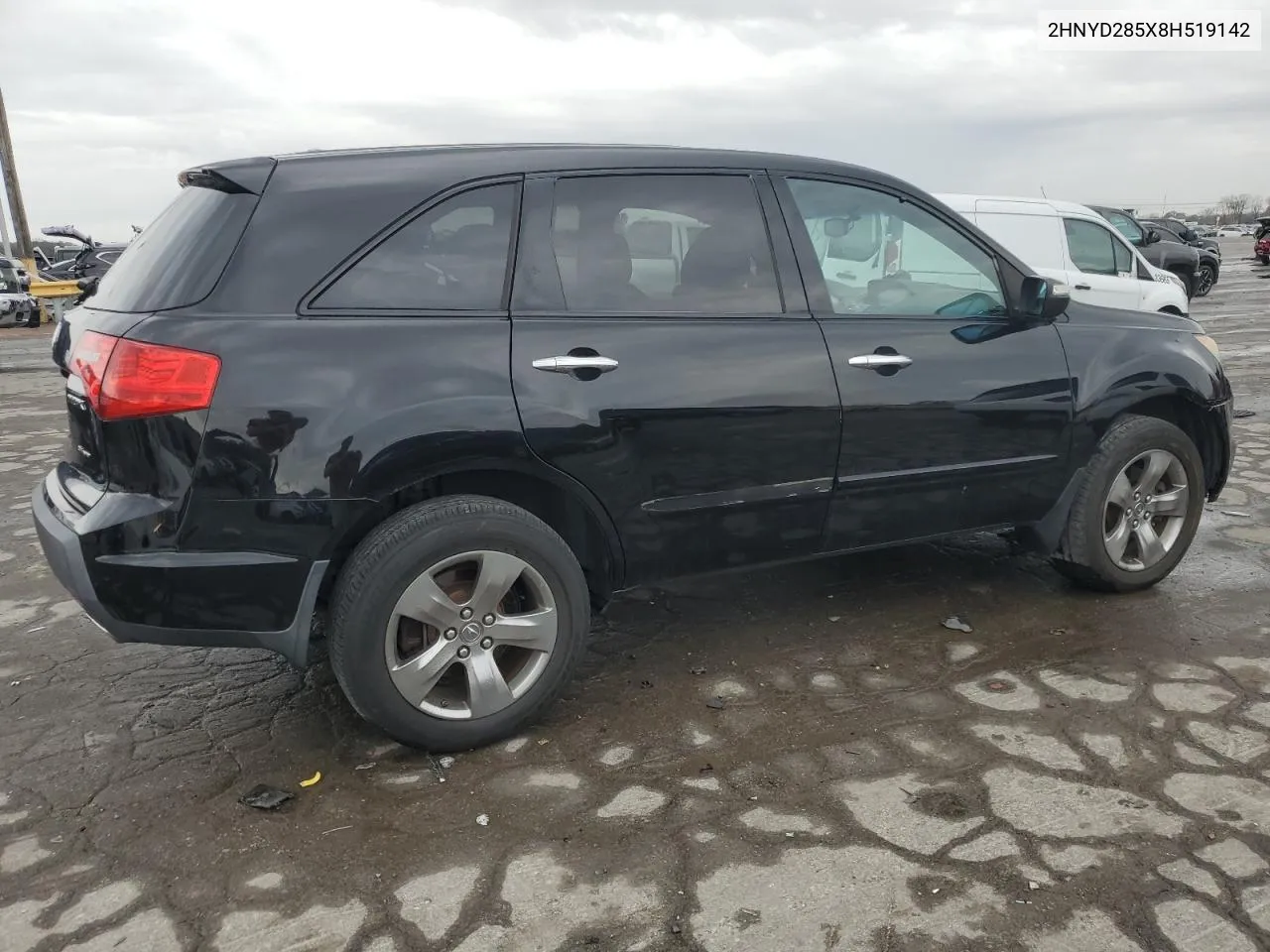 2008 Acura Mdx Sport VIN: 2HNYD285X8H519142 Lot: 79141434