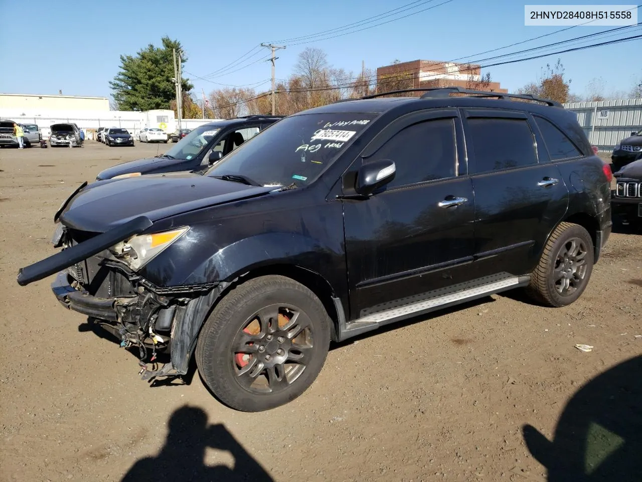 2008 Acura Mdx Technology VIN: 2HNYD28408H515558 Lot: 79257414